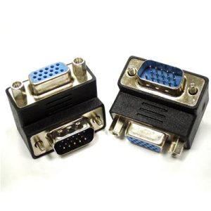 VGA MALE TO VGA FEMALE RA 90 DEGREE ADAP