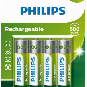 AA 2600MAH 4 PACK RECHARGEABLE