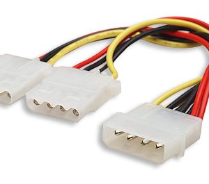 MOLEX SPLITTER CABLE 1X MALE 2X FEMALE