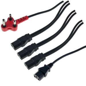 CABLE DEDICATED 3PIN TO 4 X IEC 4.8M