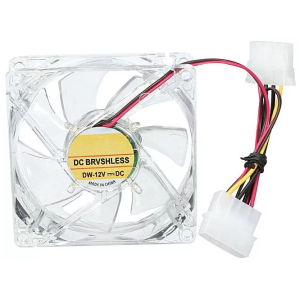 80MM BLUE FAN WITH 4 PIN MOLEX CONNECTOR