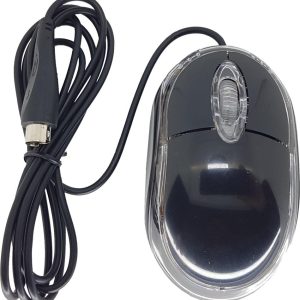 OPTICAL MOUSE PS2 BLACK 3 BUTTON