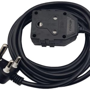 5M X 16A EXTENSION CORD BLACK
